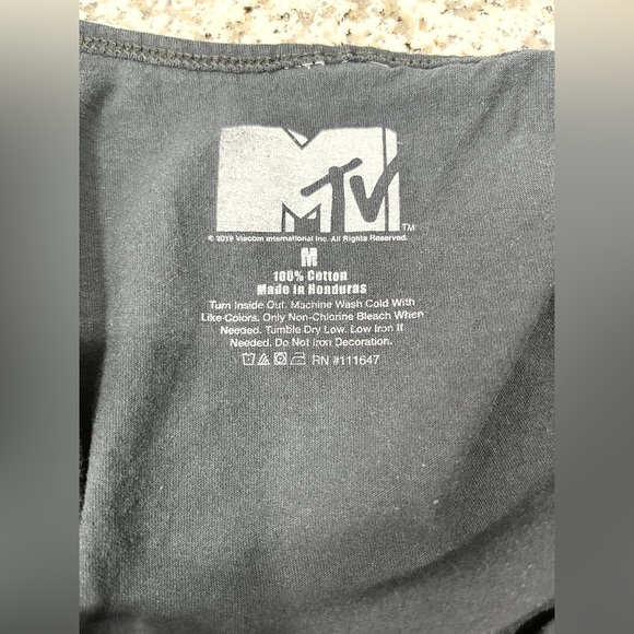 Men’s MTV Music Television Checker Logo Retro Sleeveless T-Shirt Size: Medium - Picture 7 of 8